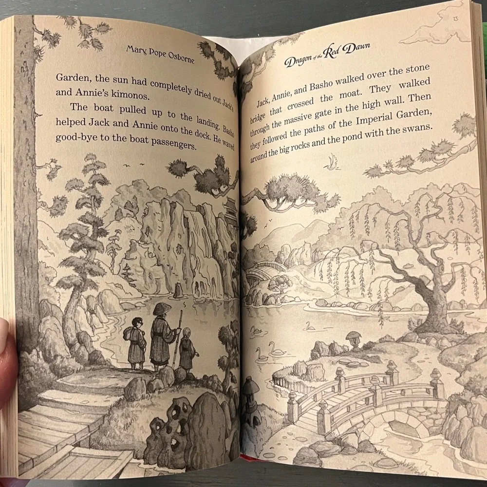 Dragon of the Red Dawn (Magic Tree House # 37, A Merlin Mission) Hardcover Mary